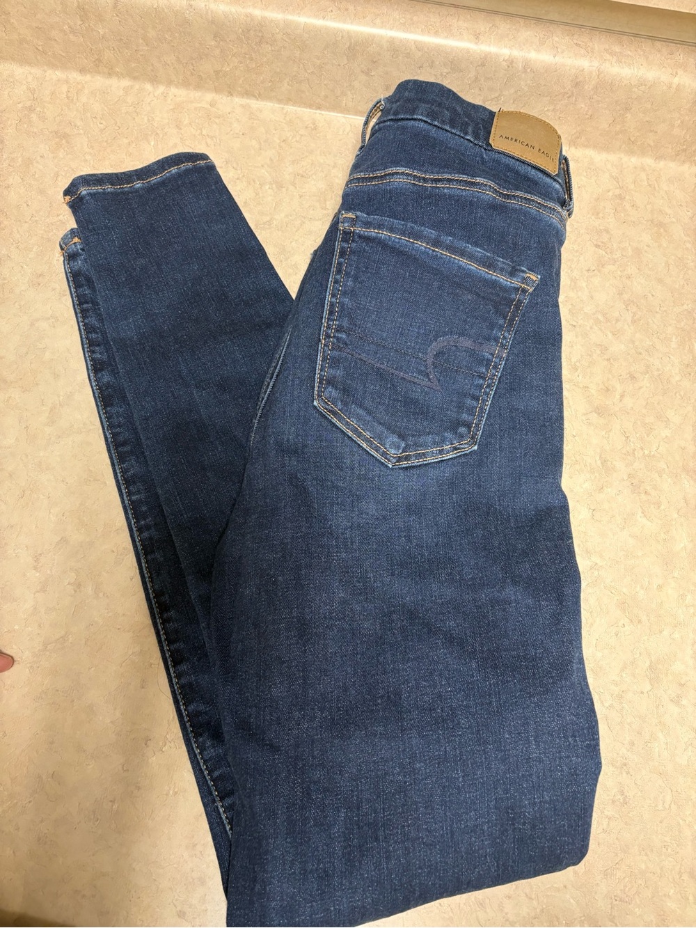 American Eagle Outfitters Dark Blue Women's straight/ Skinny Jeans